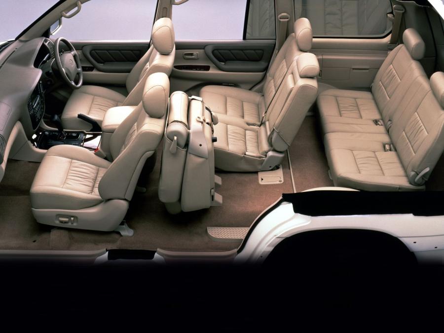 Интерьер Toyota Land Cruiser 100 Wagon VX Limited G-Selection (UZJ100W) 1998 года  (JP) (фото 1 из 20)